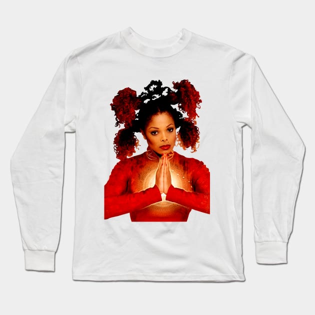 Vintage Janet Jackson Long Sleeve T-Shirt by Morrow DIvision